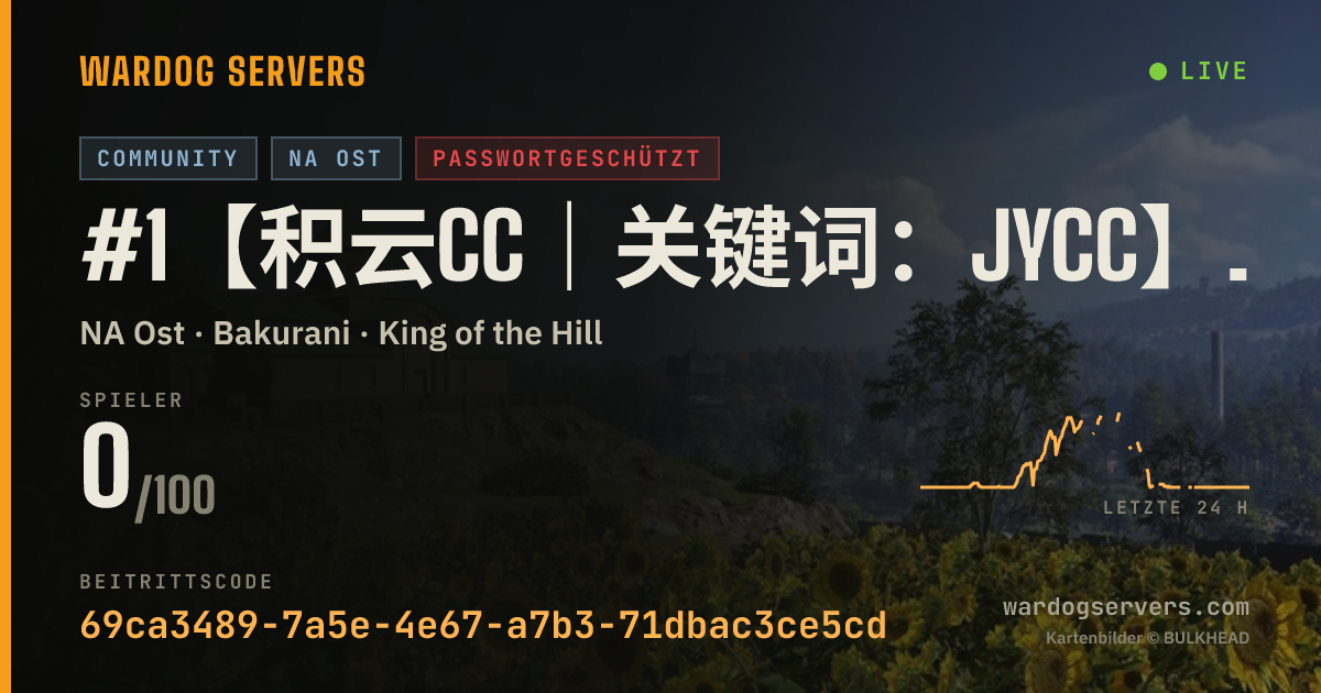Live-Statusbanner für #1【积云CC｜关键词：JYCC】QQ群973280631