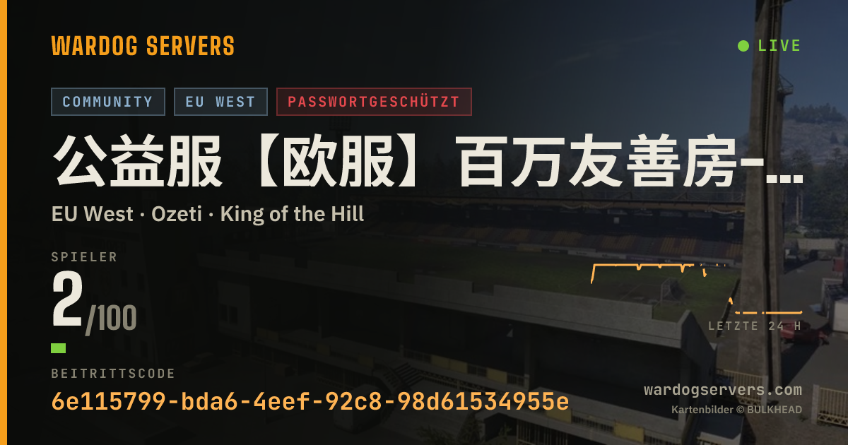 Live-Statusbanner für 公益服【欧服】百万友善房-百倍收益-QQ群：540851