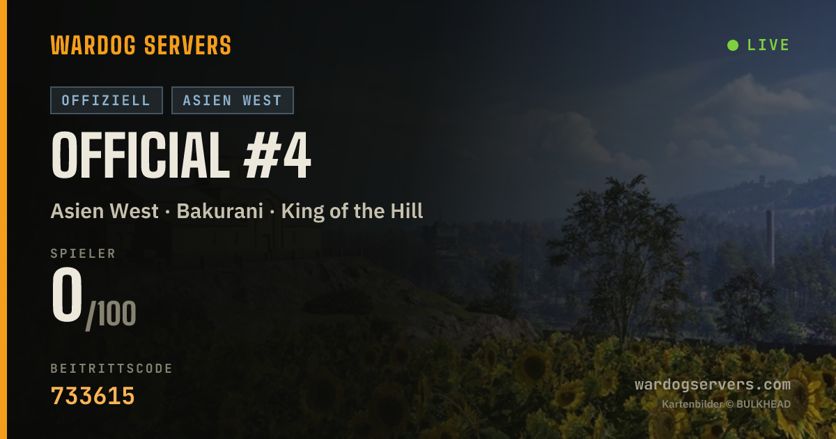 Live-Statusbanner für Official #4