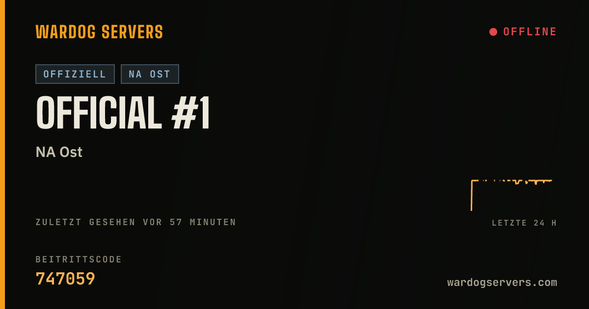 Live-Statusbanner für Official #1