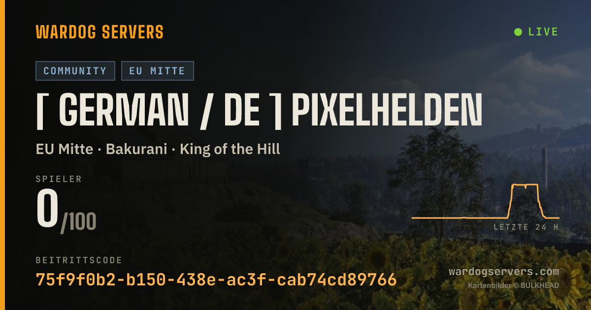 Live-Statusbanner für [ German / DE ] Pixelhelden