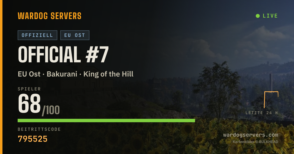 Live-Statusbanner für Official #7