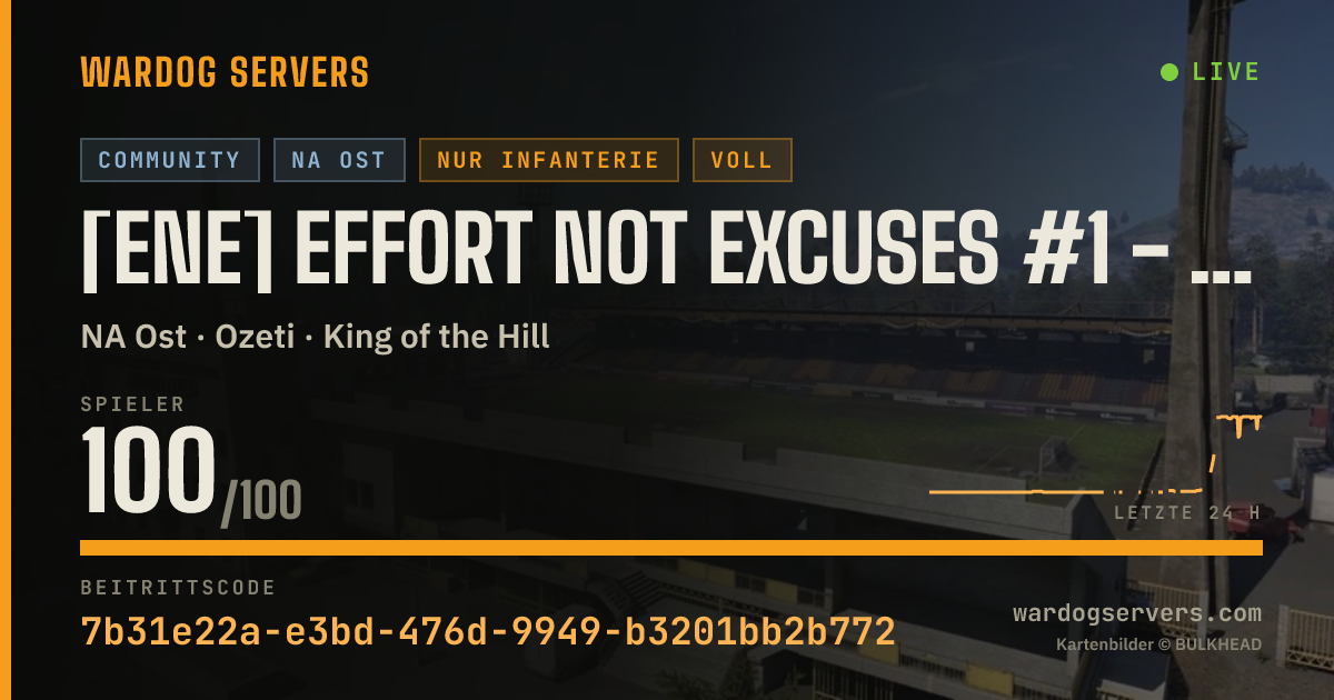 Live-Statusbanner für [ENE] Effort Not Excuses #1 - INF ONLY! - discord.gg/4S9Z4JxBuR
