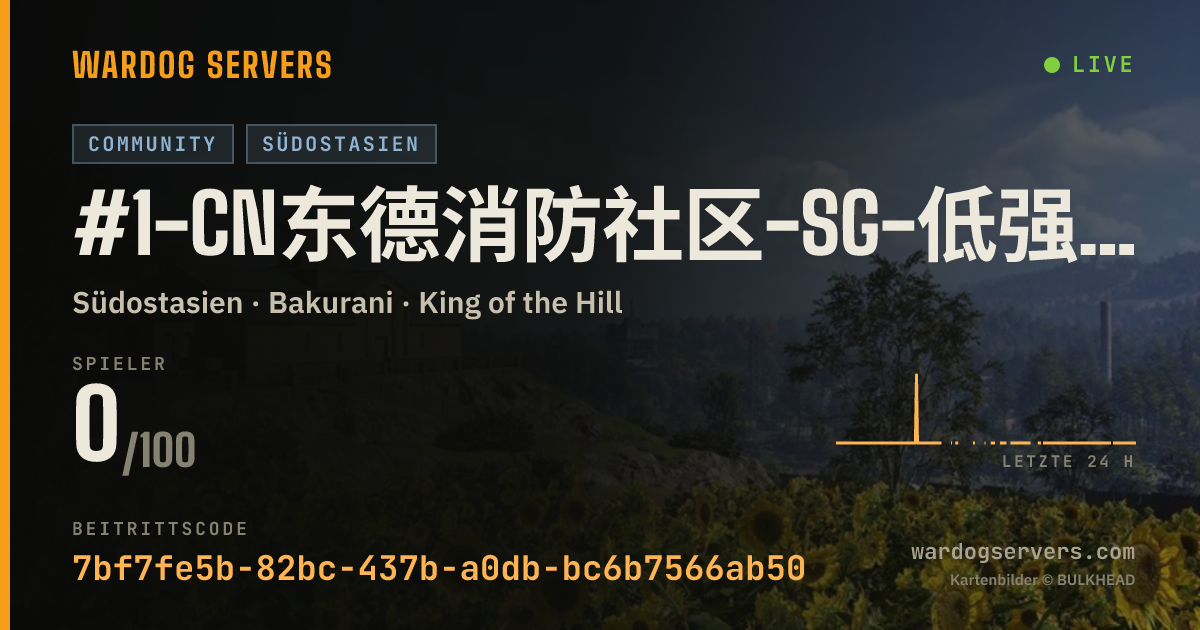 Live-Statusbanner für #1-CN东德消防社区-SG-低强度-QQ785705622-招管理