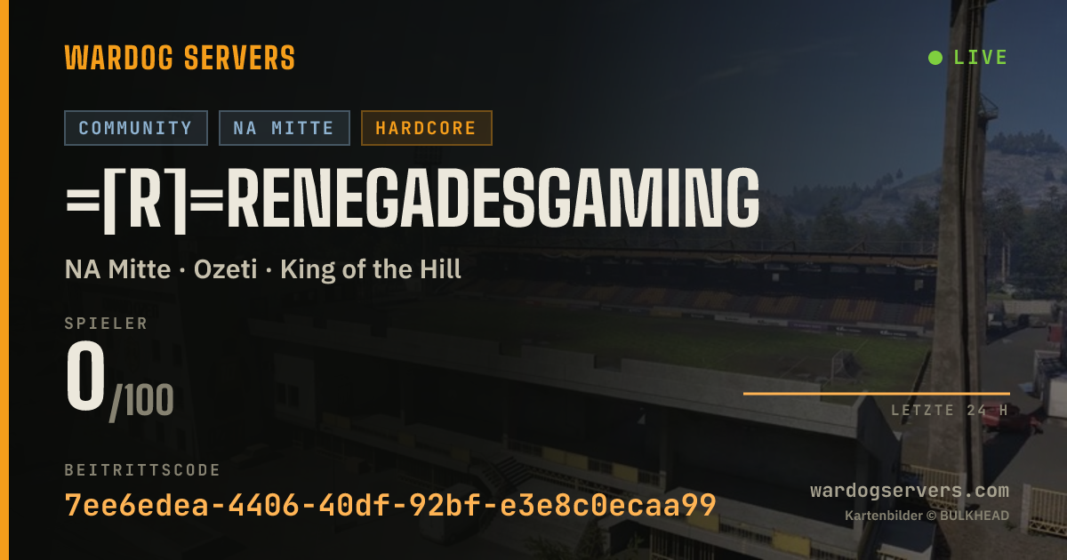 Live-Statusbanner für =[R]=RenegadesGaming