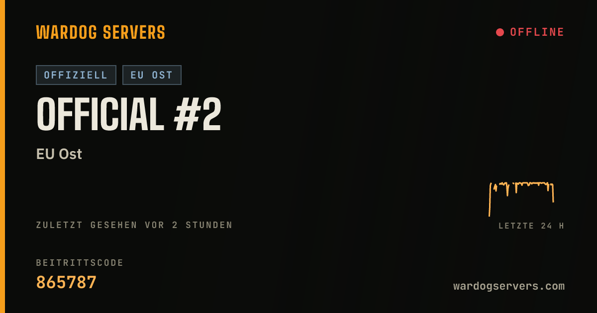 Live-Statusbanner für Official #2