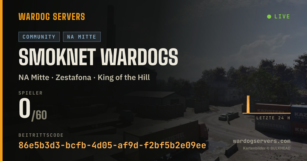Live-Statusbanner für SMOKNet Wardogs