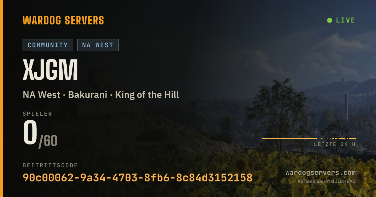 Live-Statusbanner für XJGM