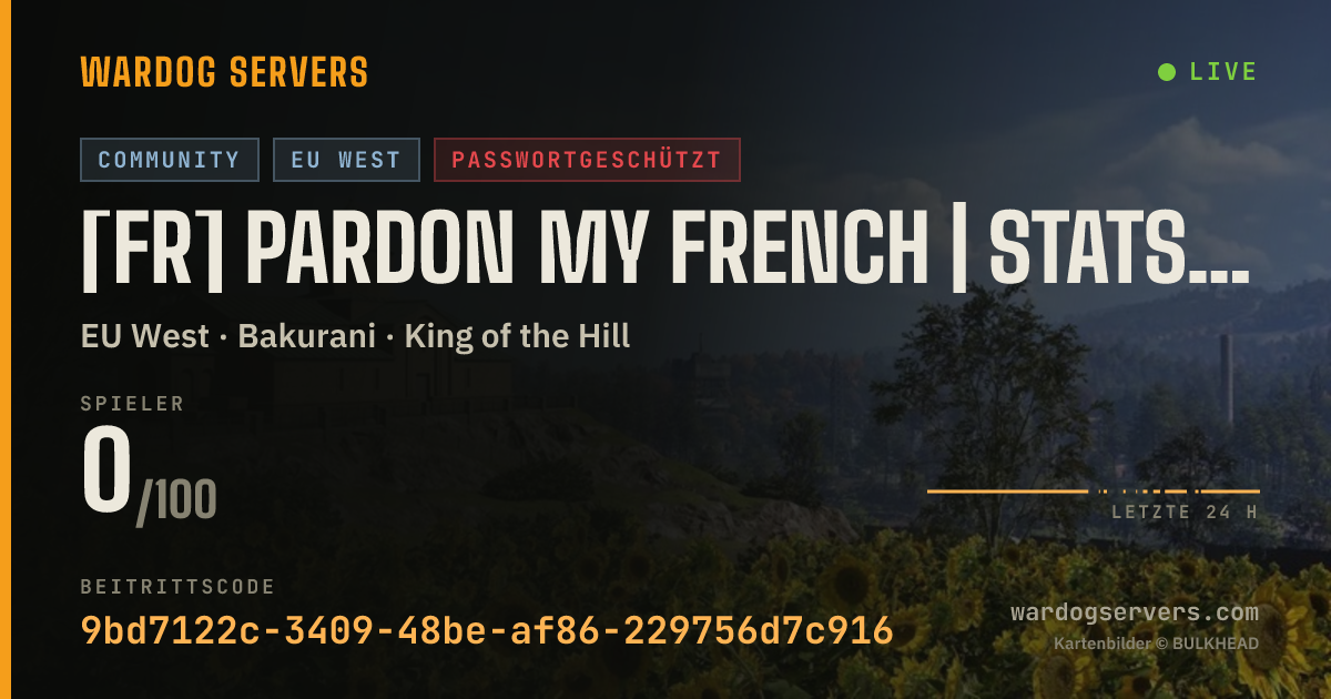 Live-Statusbanner für [FR] PARDON MY FRENCH | Stats sur https://pardonmyfrench.pro/