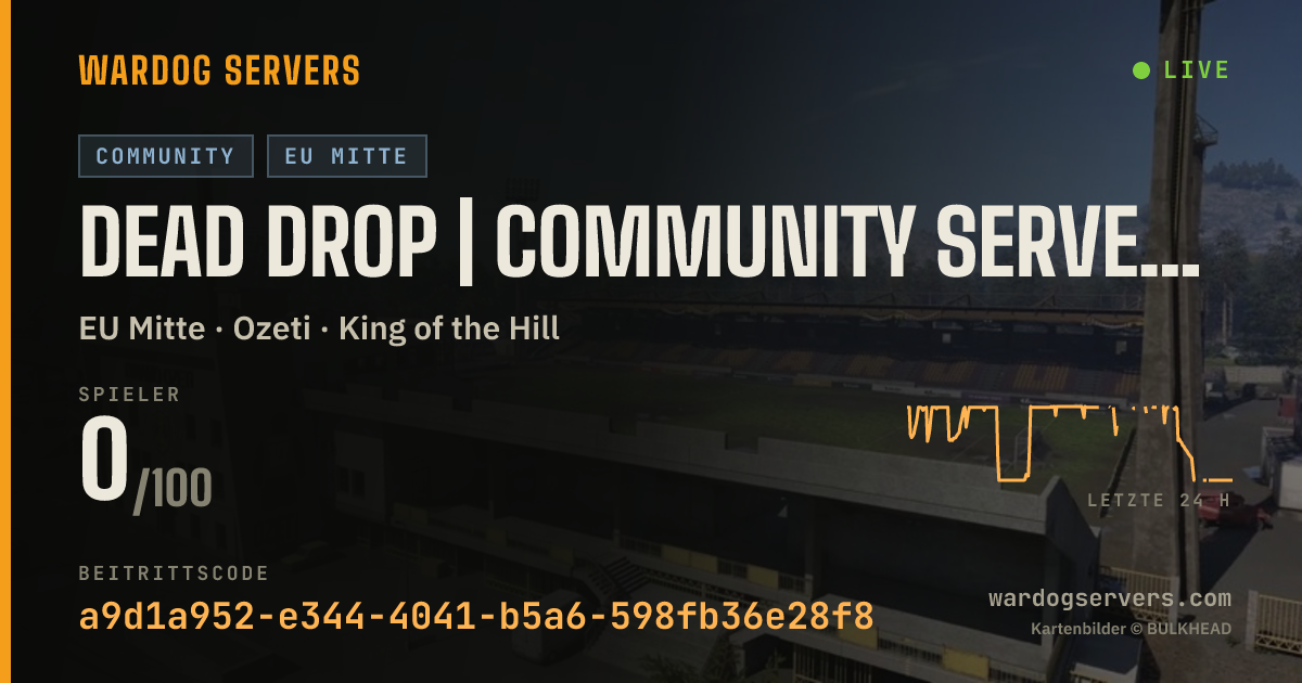 Live-Statusbanner für Dead Drop | Community Server [GER/EU]