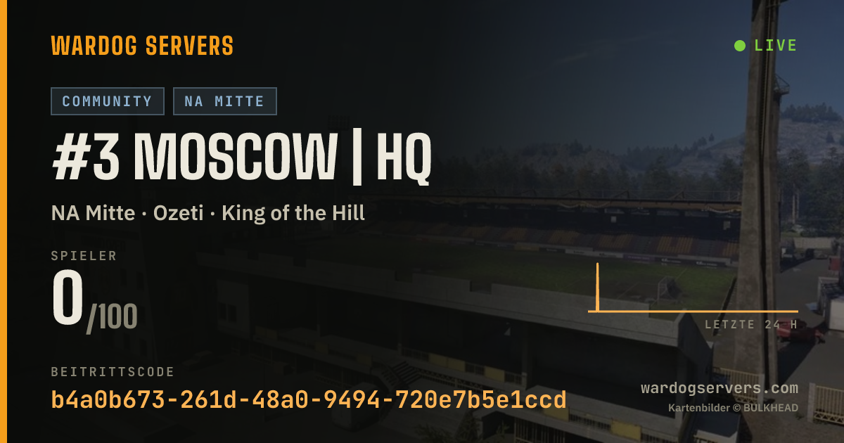 Live-Statusbanner für #3 MOSCOW | HQ