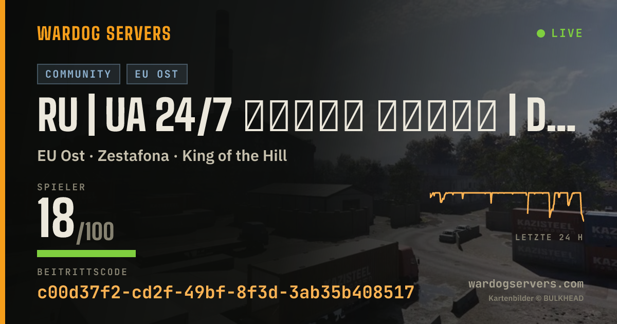Live-Statusbanner für RU | UA 24/7 УЖАСЫ ВОЙНЫ | discord.gg/uzv