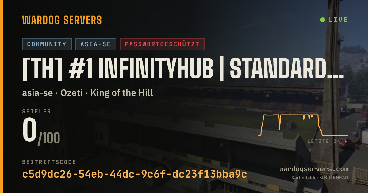 Live-Statusbanner für [TH] #1 InfinityHub | STANDARD | discord.gg/infh