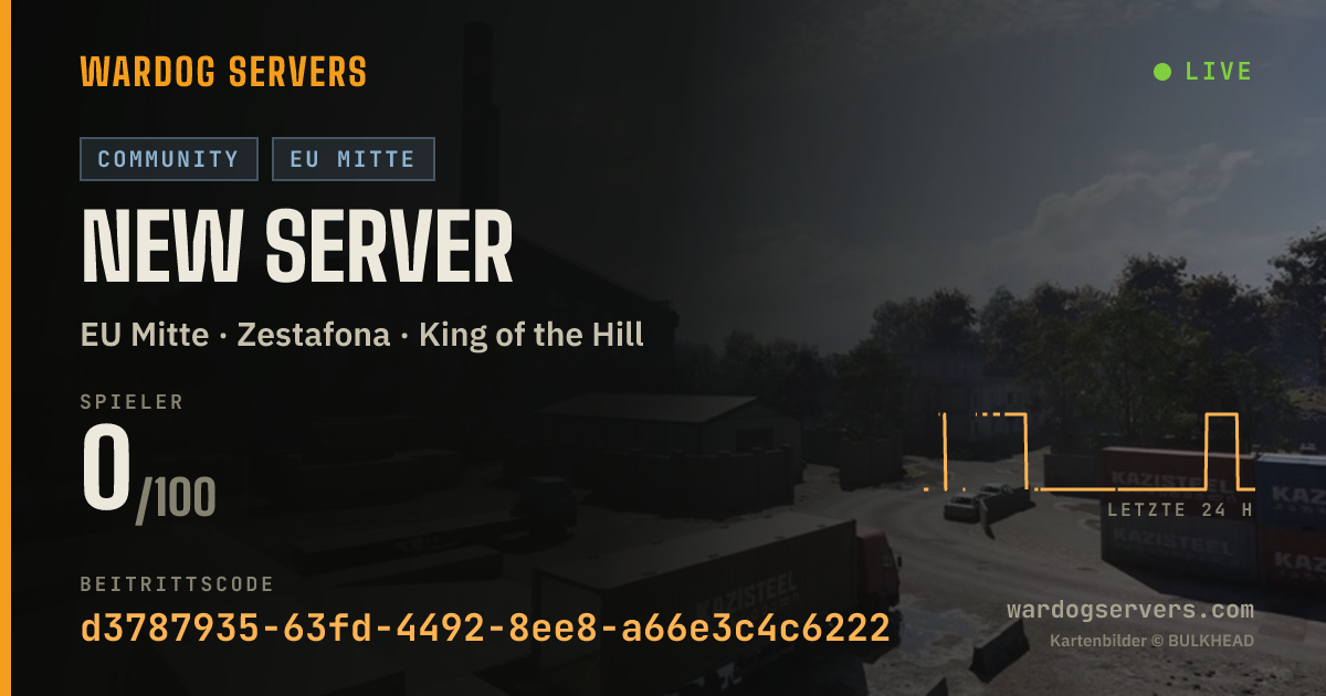 Live-Statusbanner für NEW Server