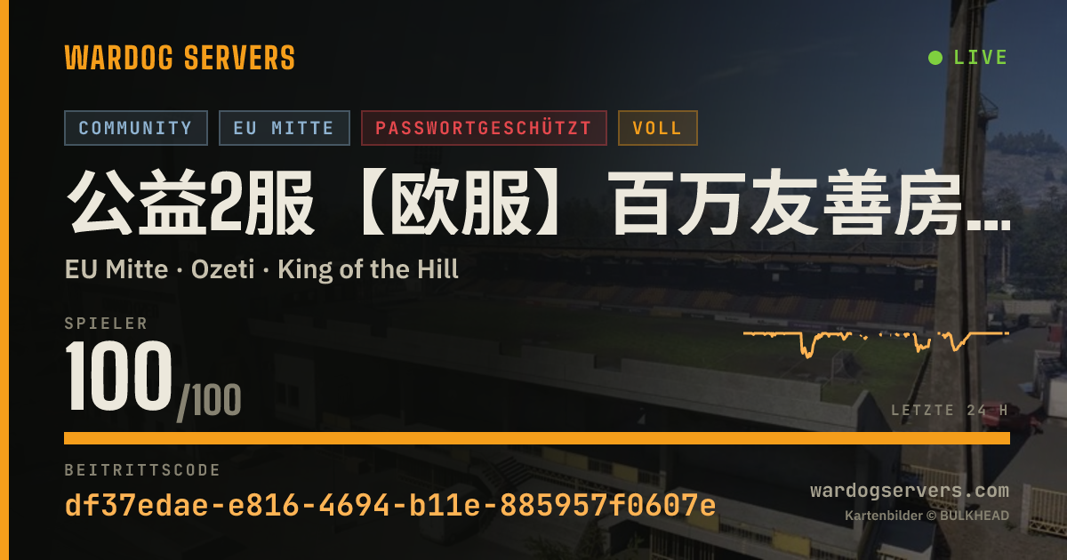 Live-Statusbanner für 公益2服【欧服】百万友善房-百倍收益-QQ群：540851