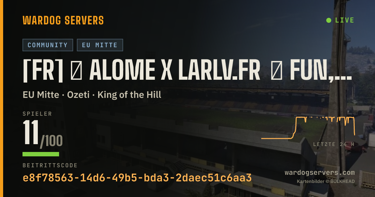 Live-Statusbanner für [FR] ★ alome x larlv.fr ★ la partie démarre rejoins-nous 7e comp