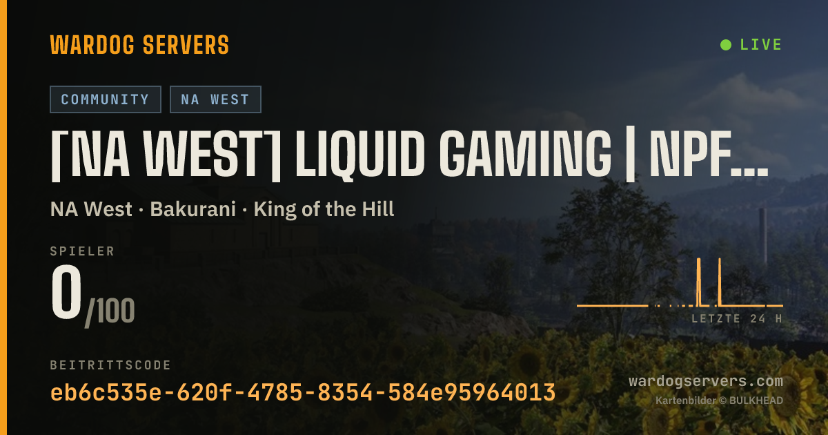 Live-Statusbanner für [NA West] LiQuid Gaming | NPF | liqgaming.com/discord