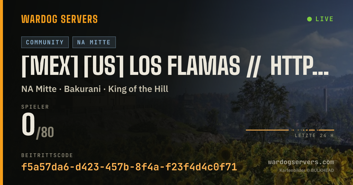 Live-Statusbanner für [MEX] [US] LOS FLAMAS // https://discord.gg/xprAdaNnBe