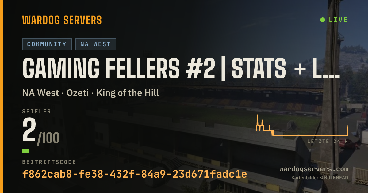 Live-Statusbanner für Gaming Fellers #2 | Stats + Leaderboards | GamingFellers.com