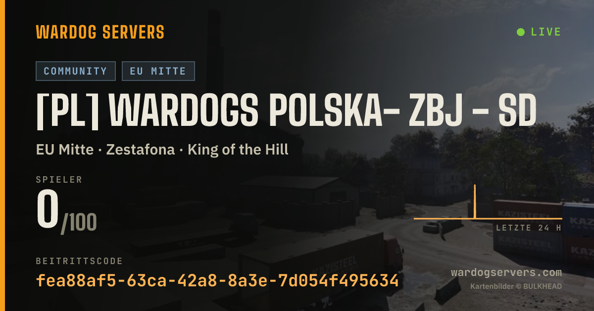 Live-Statusbanner für [PL] Wardogs Polska- ZBJ - SD