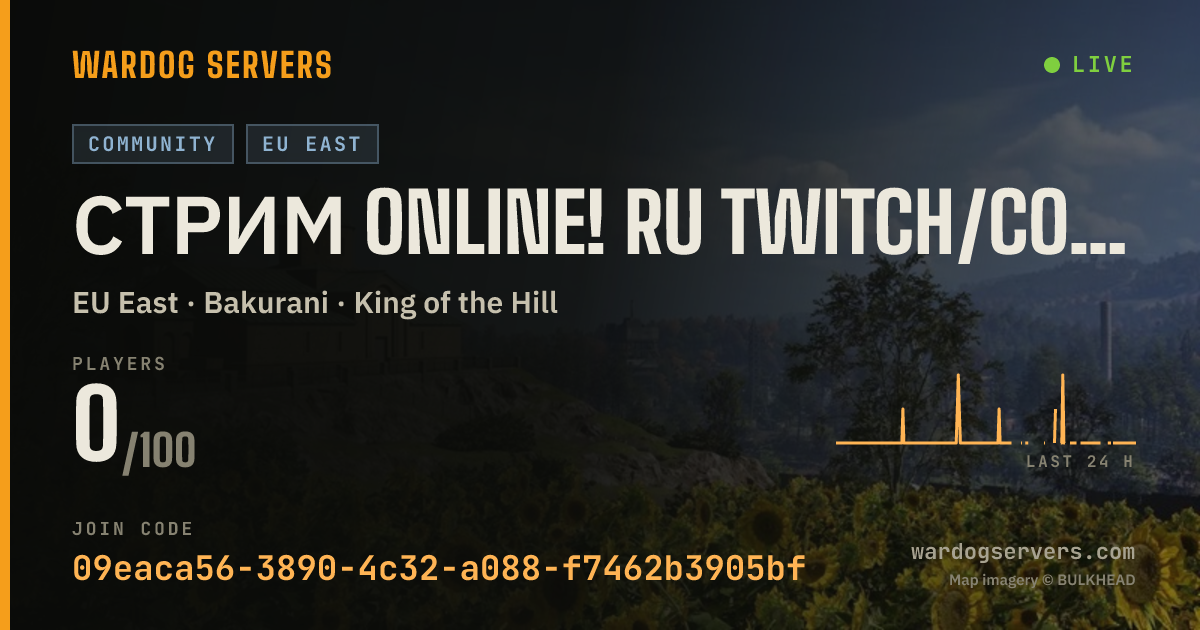 Live status banner for Стрим ONLINE! RU twitch/conon91 | повыш.коэфф. опыт/$