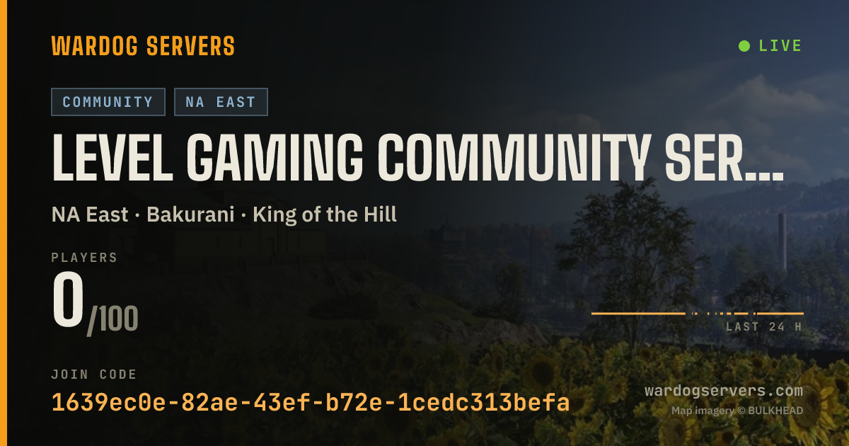 Live status banner for Level Gaming Community Server discord.gg/levelgg