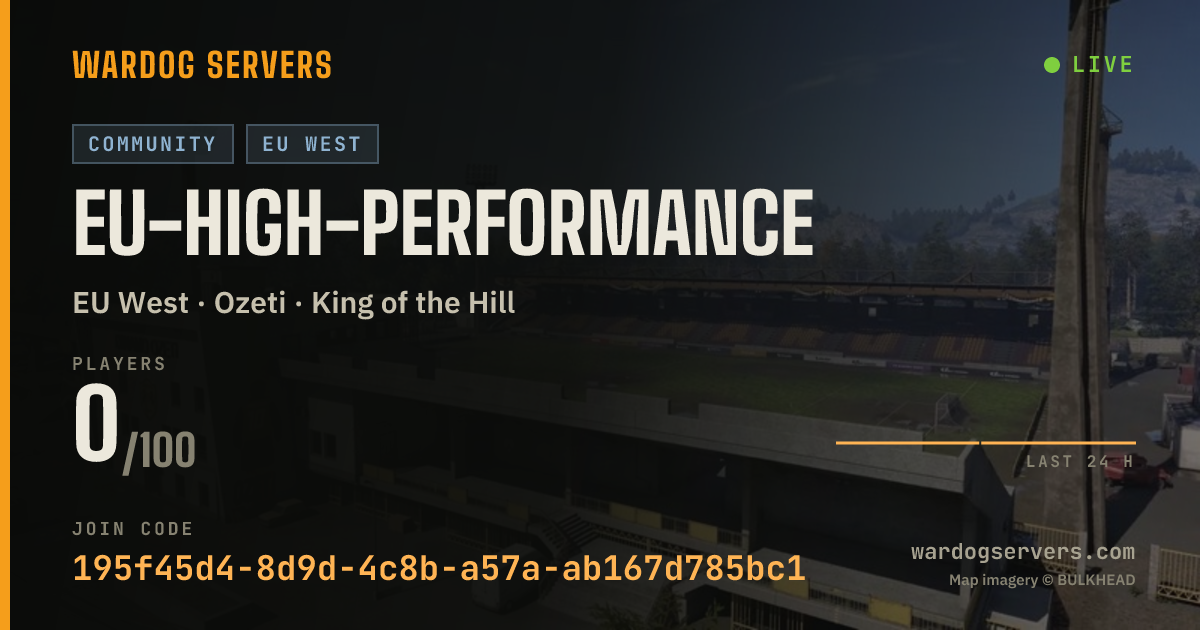Live status banner for EU-high-performance