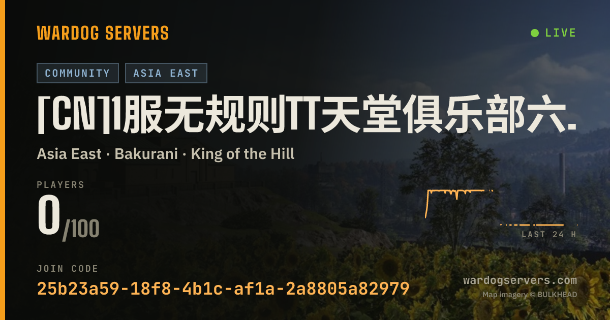 Live status banner for [CN]1服无规则TT天堂俱乐部六位Q群439912丨招募服务器管理！