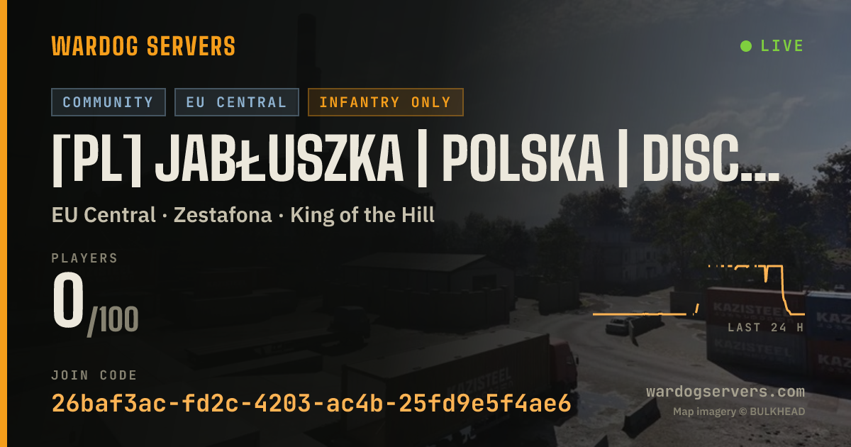 Live status banner for [PL] JABŁUSZKA | POLSKA | discord.gg/japczan