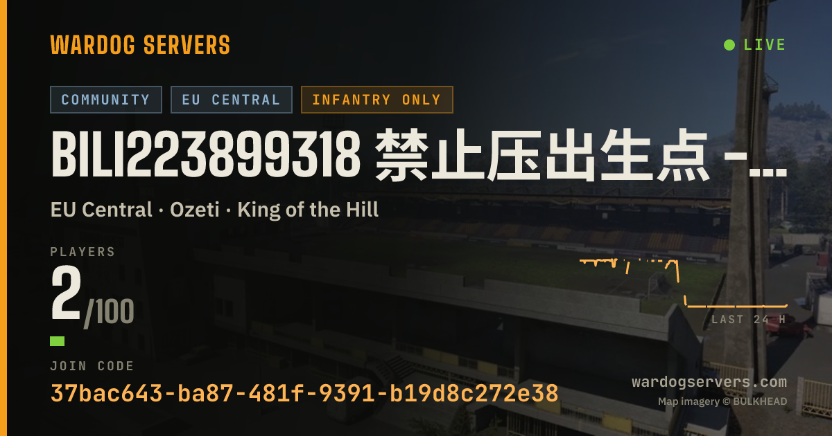 Live status banner for Bili223899318 禁止压出生点 - No Spawn Camping