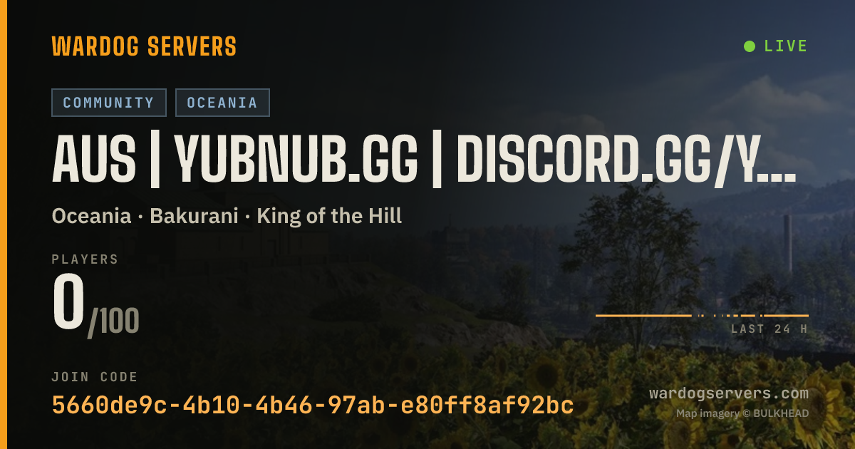 Live status banner for AUS | YUBNUB.GG | discord.gg/yubnub