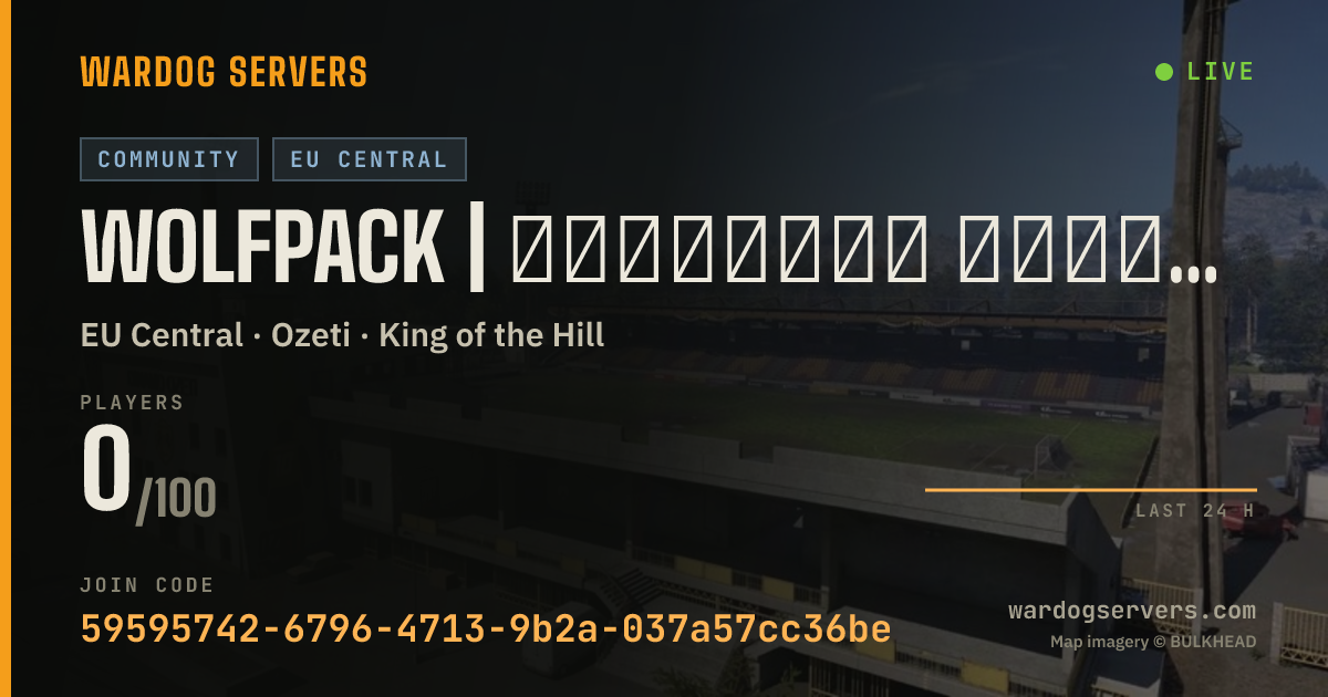 Live status banner for WOLFPACK | Глутница Български Вълци. discord.gg/HtPNXQ4rxv