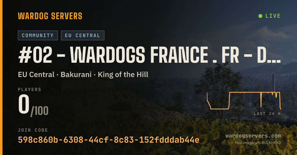 Live status banner for #02 - WARDOGS FRANCE . FR - discord.gg/wardogsfr