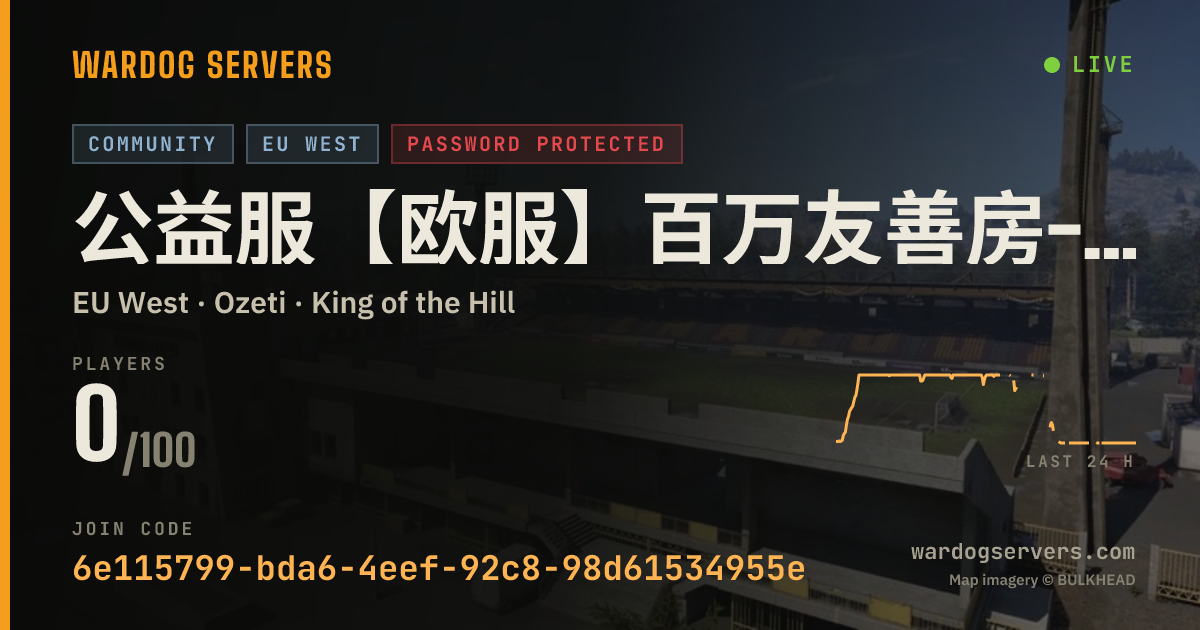 Live status banner for 公益服【欧服】百万友善房-百倍收益-QQ群：540851