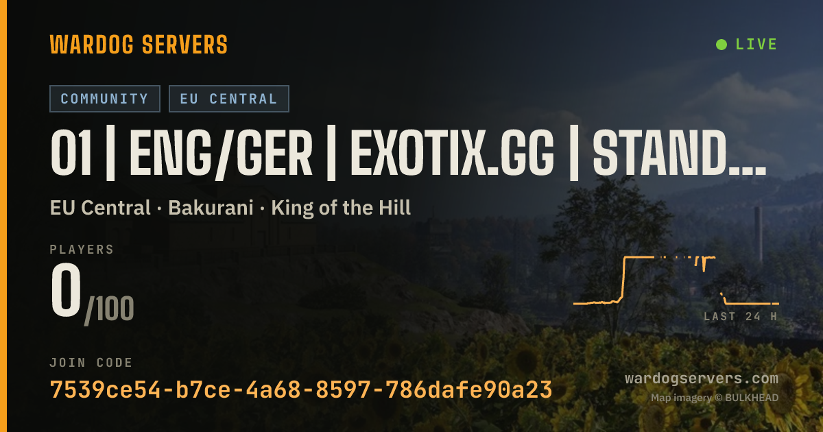Live status banner for 01 | ENG/GER | EXOTIX.GG | STANDARD | 00-00-00