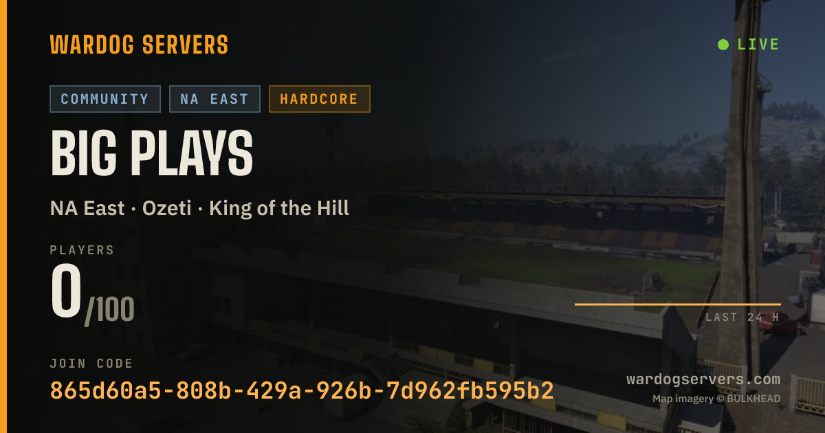 Live status banner for BiG PLAYS
