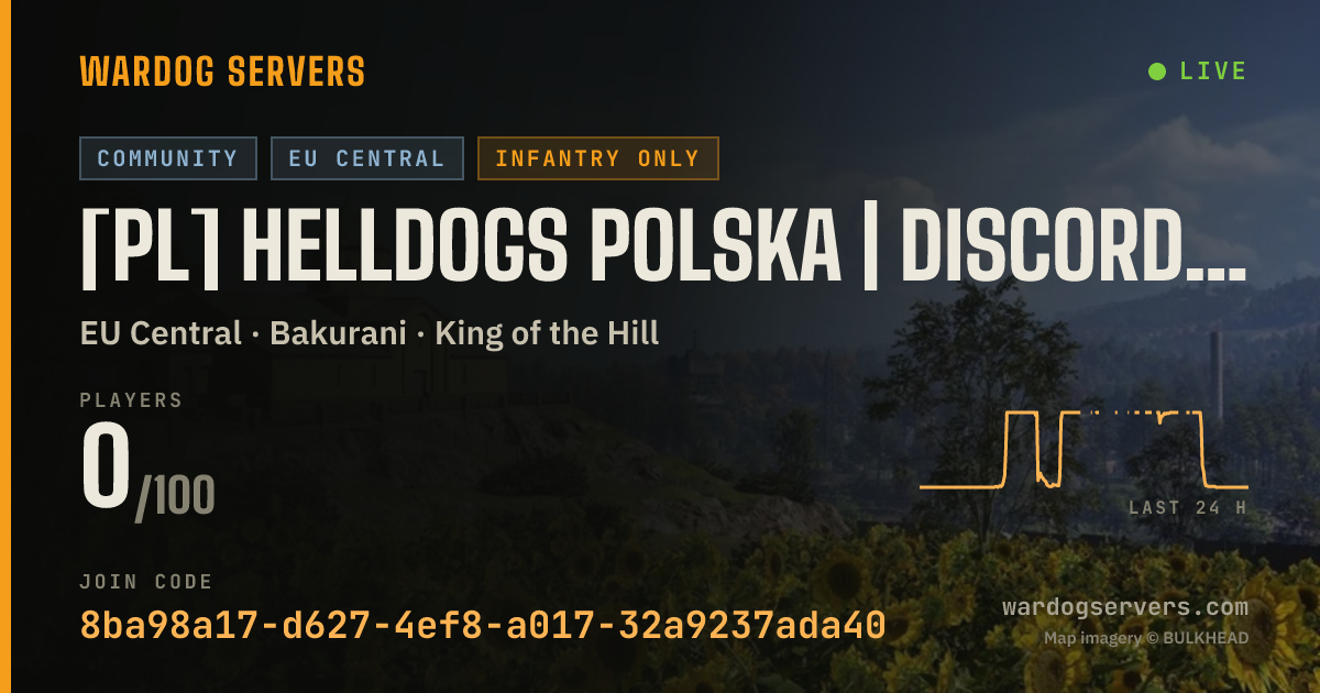 Live status banner for [PL] HELLDOGS POLSKA | discord.gg/ArJF2C9rtW