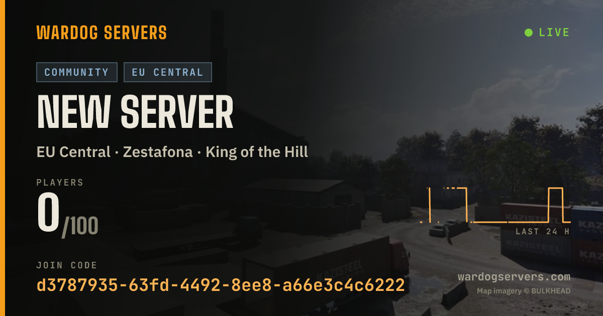 Live status banner for NEW Server