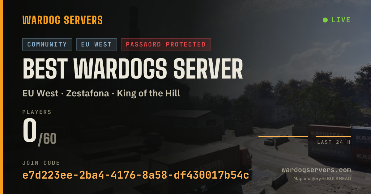 Live status banner for Best Wardogs Server