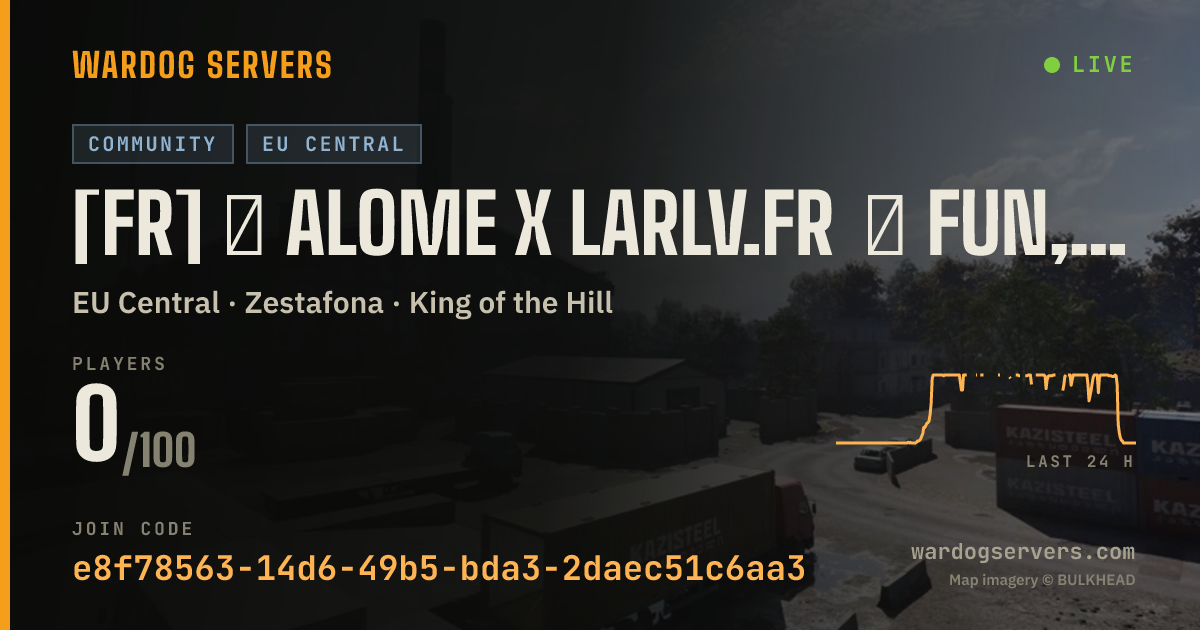 Live status banner for [FR] ★ alome x larlv.fr ★ Fun, Fair-play & Stats comp 7e france