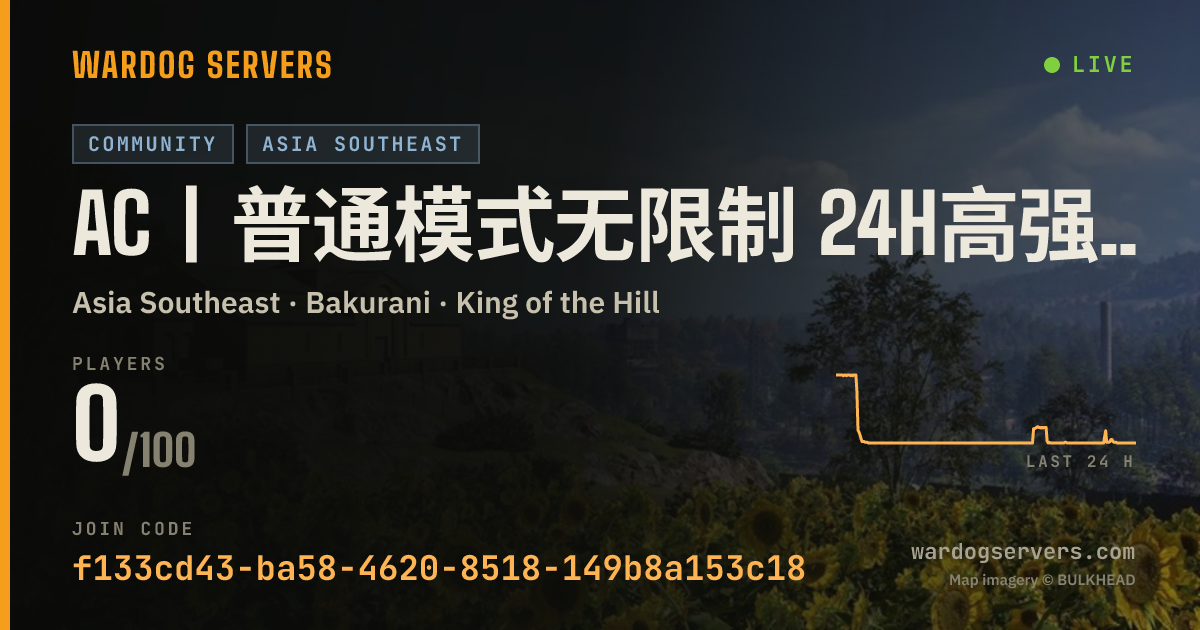 Live status banner for AC丨普通模式无限制 24h高强度清查外挂高经验加持