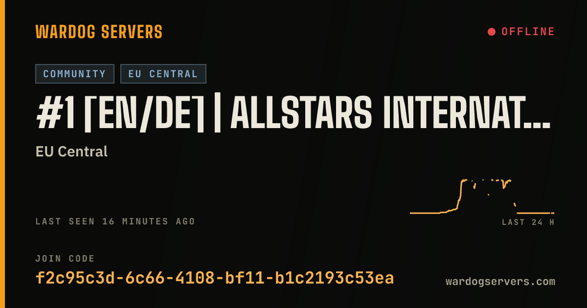 Live status banner for #1 [EN/DE] | Allstars International | discord.gg/allstars-intern