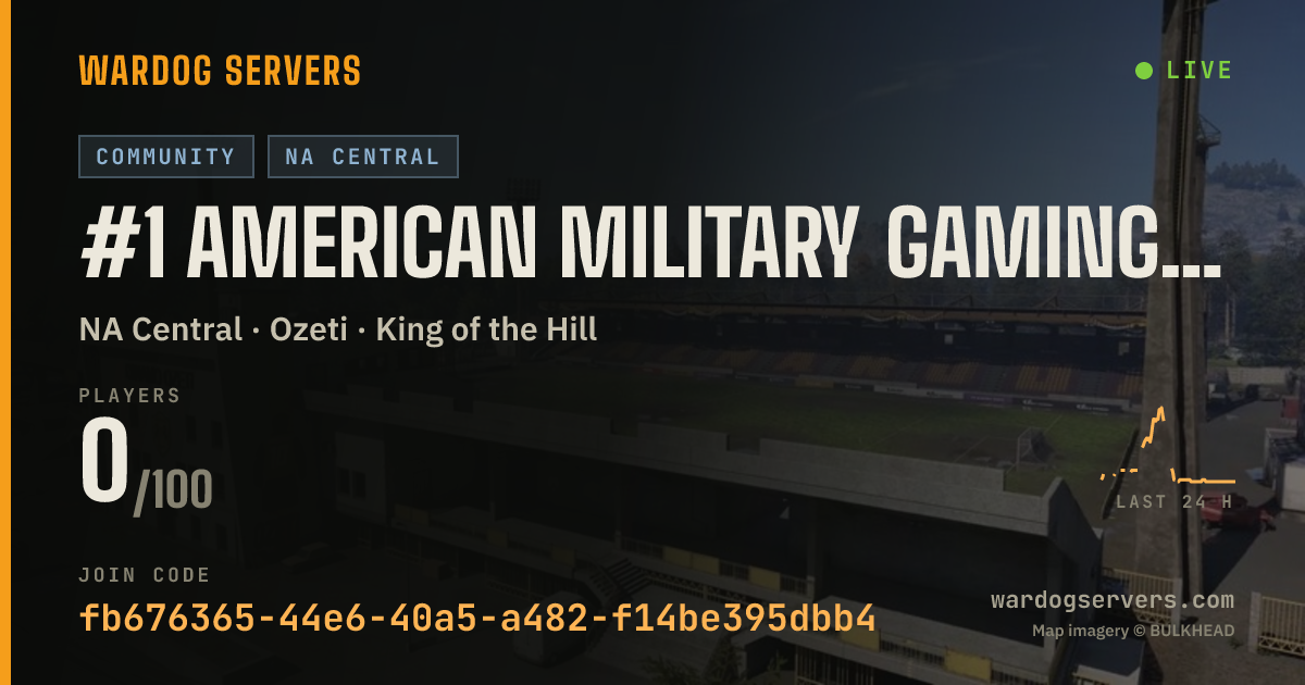 Live status banner for #1 American Military Gaming Org RegimentGG1| discord.gg/regiment