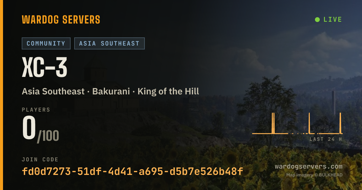 Live status banner for XC-3