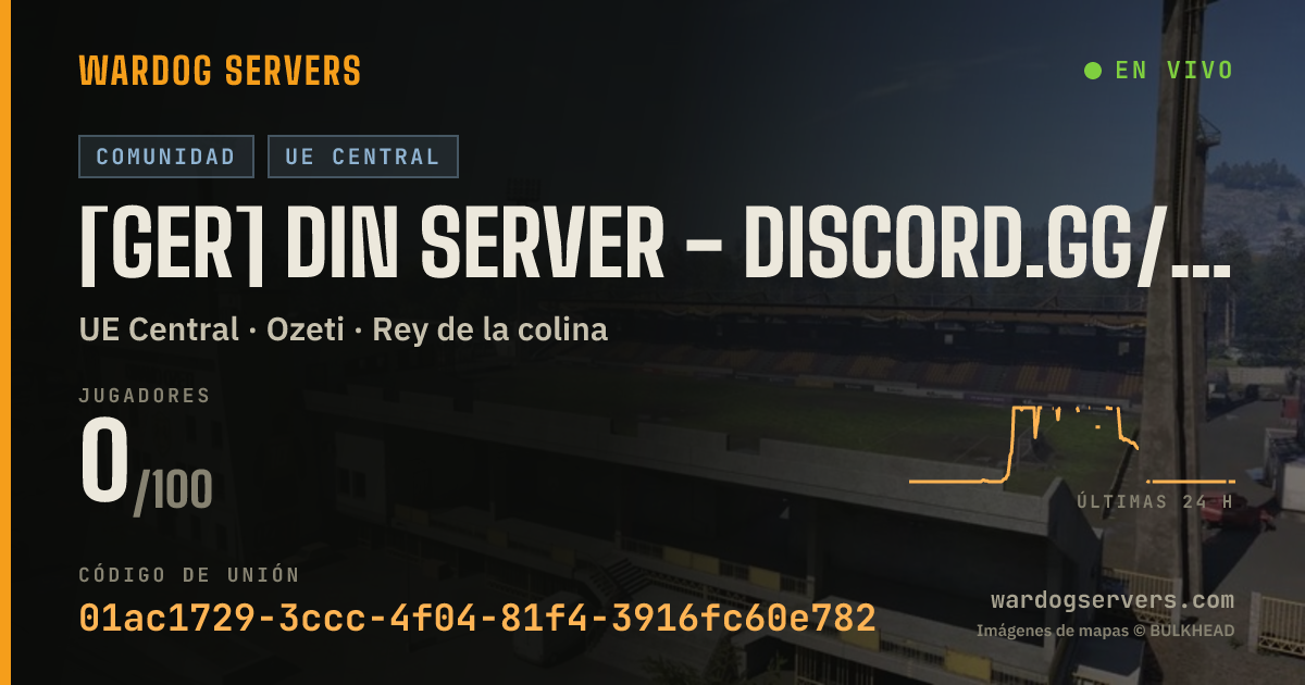 Banner de estado en vivo de [GER] DIN Server - discord.gg/kKbrpAaQkP - Aktive Admins