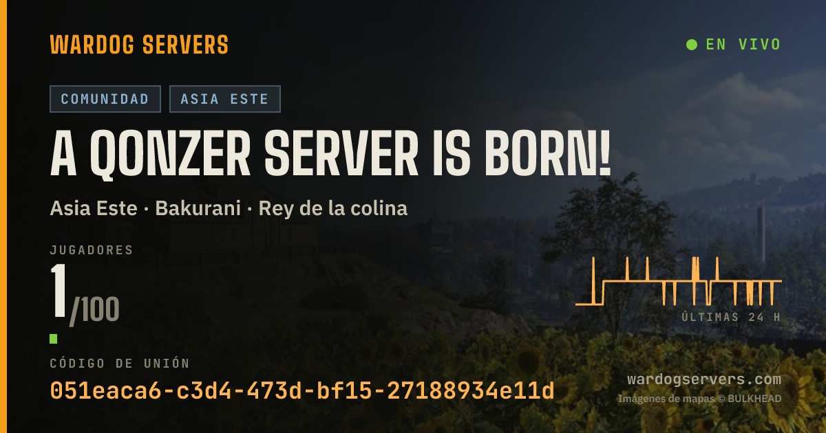 Banner de estado en vivo de A Qonzer Server Is Born!