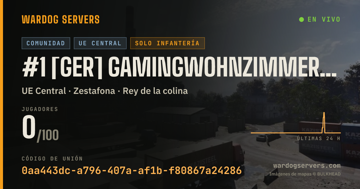 Banner de estado en vivo de #1 [GER] GAMINGWOHNZIMMER | GWZ | INF ONLY | NO GL | ACTIVE ADMI