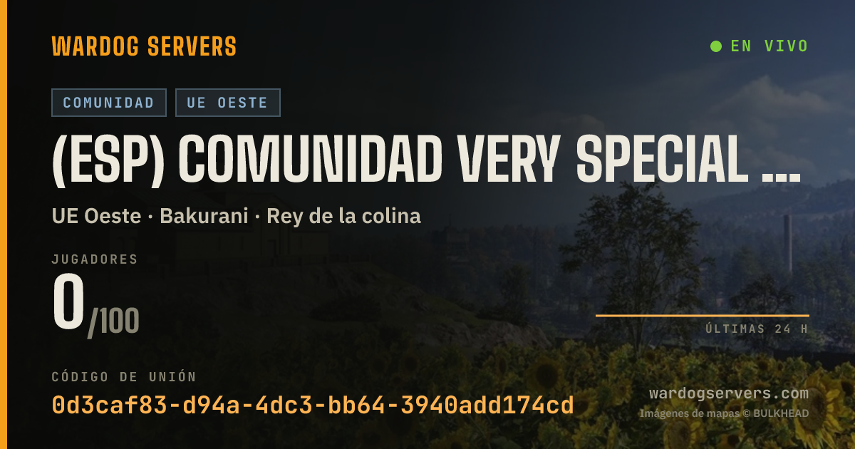Banner de estado en vivo de (ESP) Comunidad VERY SPECIAL FORCES | VSF | discord.gg/kxtY7