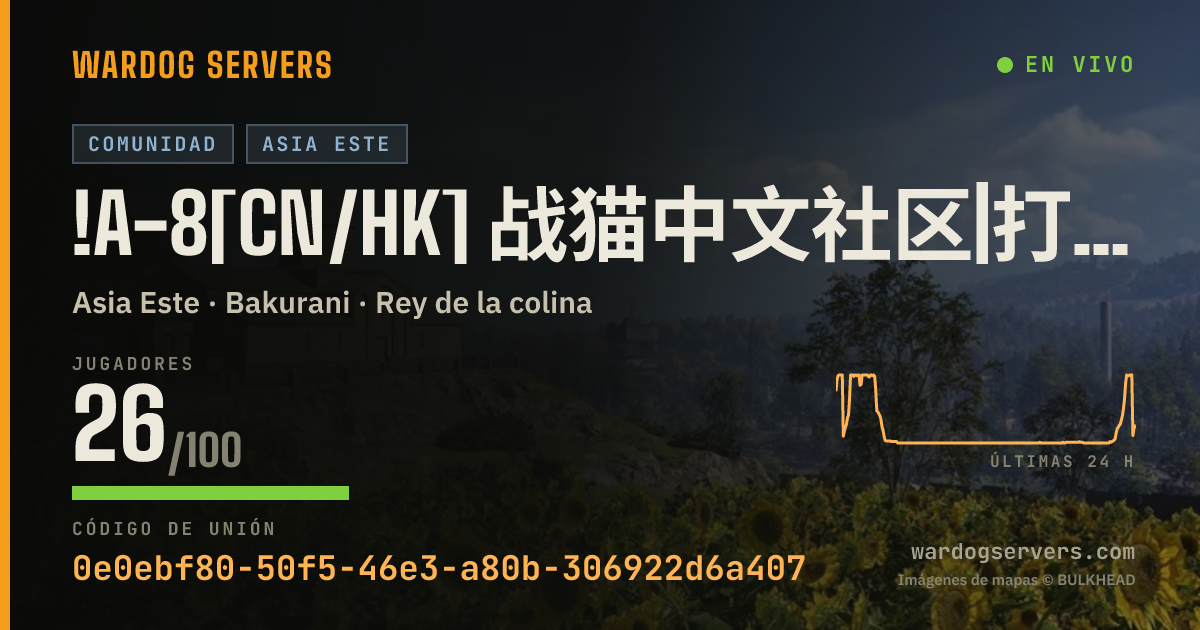 Banner de estado en vivo de !A-8[CN/HK] 战猫中文社区|打灰与攻坚|Q1124296890