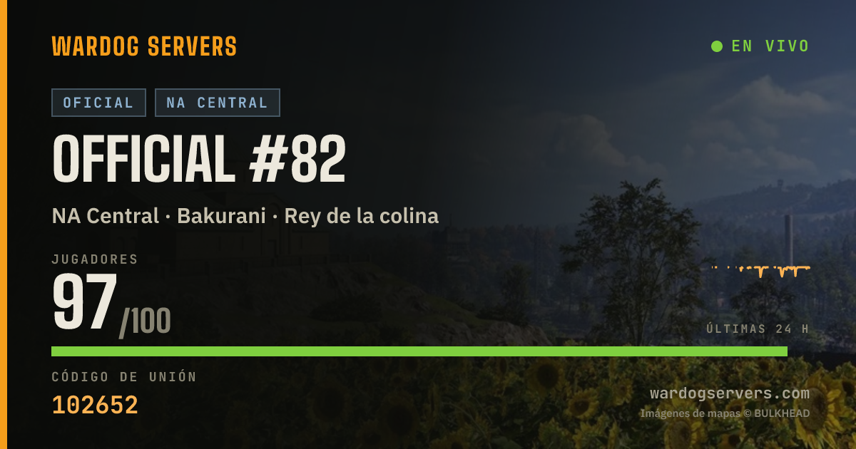 Banner de estado en vivo de Official #82